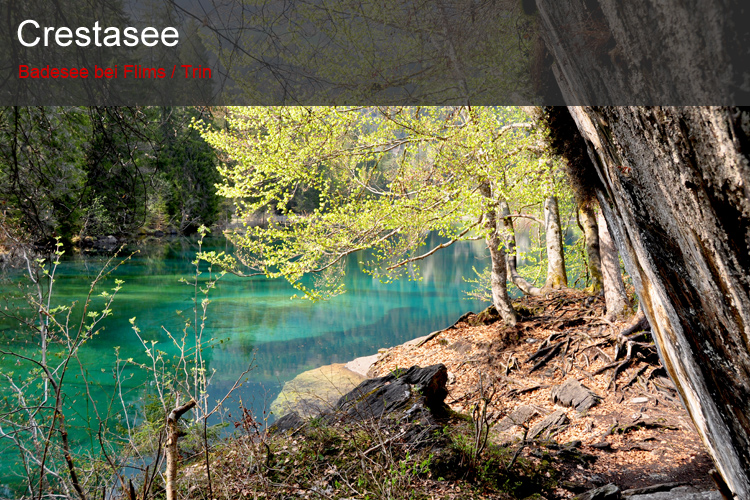 Crestasee - romantischer Badesee