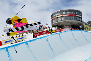 Halfpipe beim Crap Sogn Gion