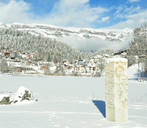 Laaxersee im Winter